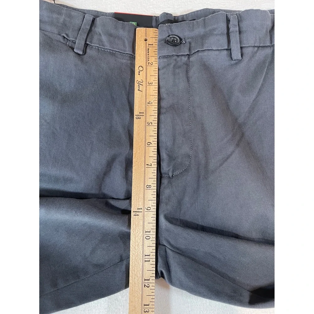 Banana Republic Mens Gray Chino Pants 34x29 Straight Leg Flat Front Trousers NWT